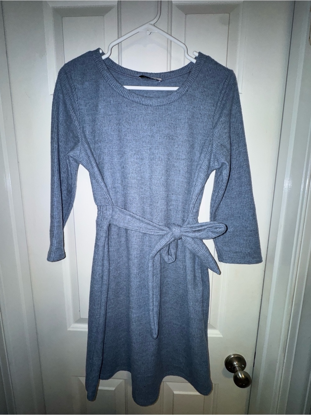 Gilli Sweater Dress Heather Blue. Like New Size Medium.